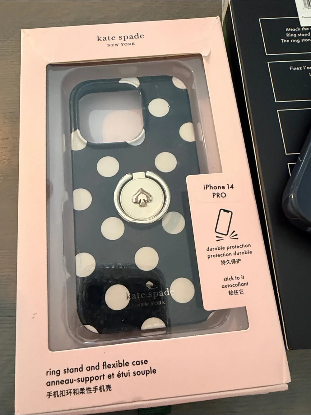 Kate Spade iPhone 14 PRO Cases with Ring Holders set of three bundle